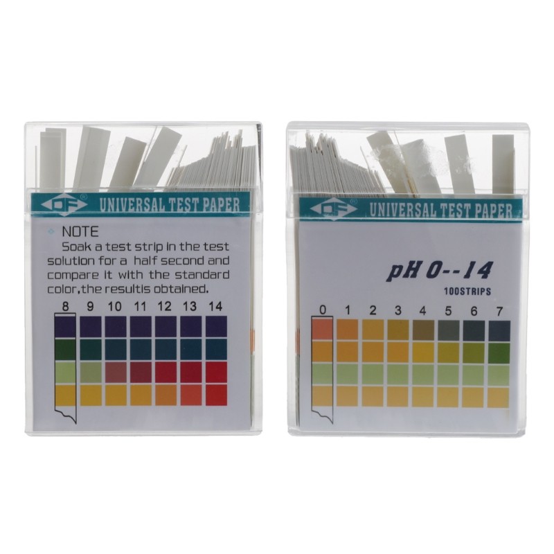 Dropshipping 100 Strips 0-14 PH Indicator Acid Alkaline Paper Water Saliva Test Kit