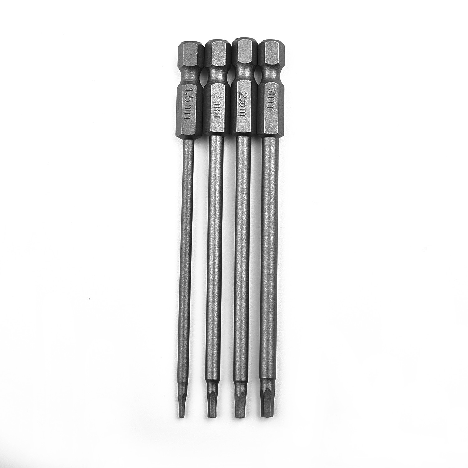 4pcs hex head wrench drill bits set screwdriver bit tips magnetic hex key screwdriver socket bit set