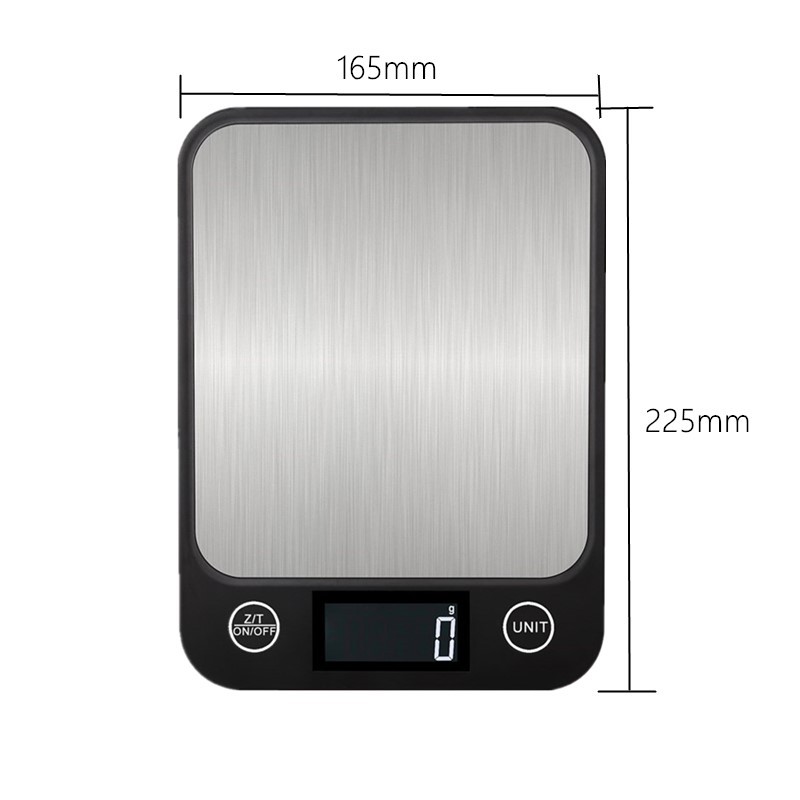 10/3Kg Kitchen Scales Stainless Steel Weighing For Food Diet Postal Balance Measure LCD Precision Electronic Scale 40% Off