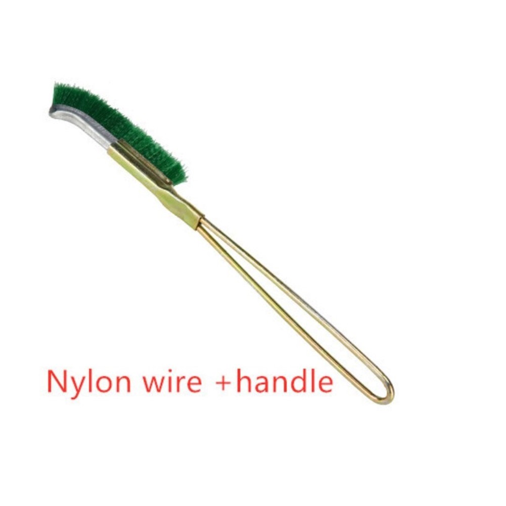 Wire Brush Steel Brass Nylon Polishing Brush For Industry Detail Metal Rust Removal Household Cleaning Hand Tool Rust Removal