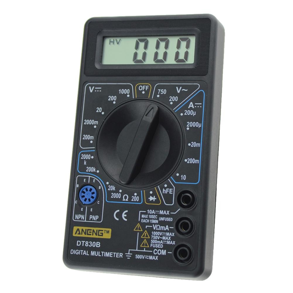 ANENG DT830 Backlit Digital Multimeter 6000 Meter AC/DC Voltmeter Ammeter Voltmeter Ohm Capacitance Meter