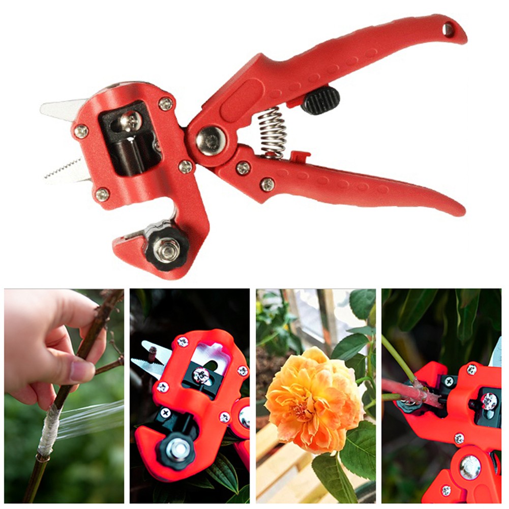 Garden tools grafting machine with 8 blades afforestation knife grafting tools cutting shears pruner cutting kit