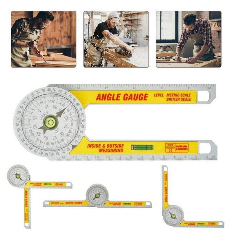 Miter Saw Dividing Angle Miter Gauge Saw ABS Digital Protractor Clinometer Protractor