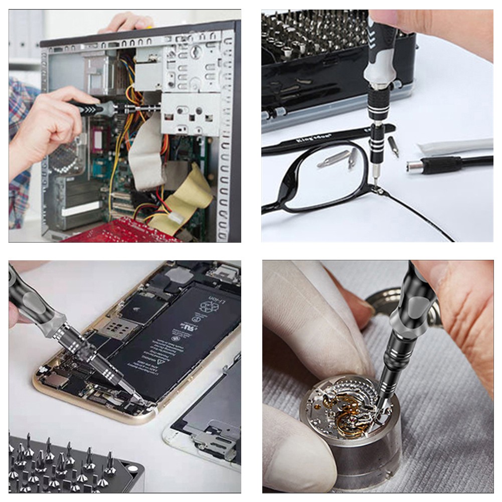 Multipurpose repair tool chrome vanadium steel multipurpose mobile phone repair screw driver kit bits