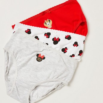 Minnie Mouse Print Brief - Set of 3