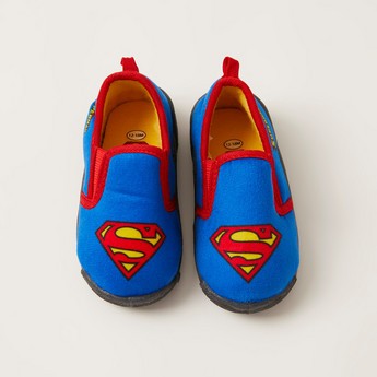 Superman Print Baby Shoes