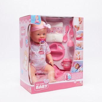 Simba New Born Baby Doll Playset