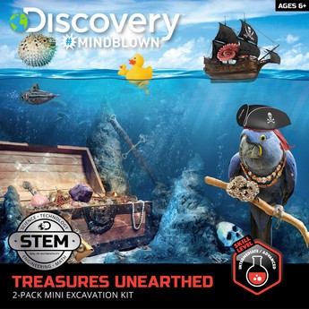 Discovery Treasures Unearthed Mini Excavation Kit