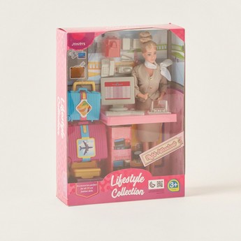 Juniors Flight Attendant Playset