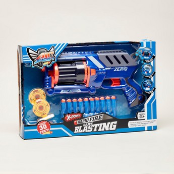 Bangjia Toys X-Power Rapid Fire Dart Blasting Gun Toy Set