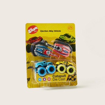 Gloo Catapult Die-Cast Car Set