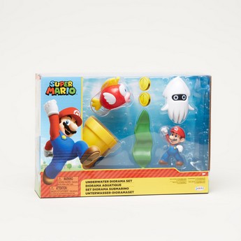 Nintendo Super Mario Underwater Diorama Playset