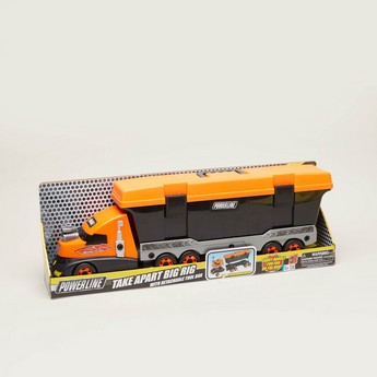 Powerline Take Apart Big Rig with Detachable Tool Box Toy