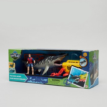 Wild Quest Ancient Shark Research Submarine Playset