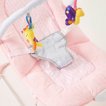 Juniors Plum Baby Bouncer with Removable Toy Bar