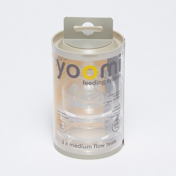 yoomi Medium Flow Teats - Set of 2