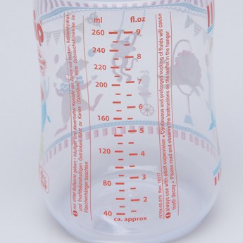 nip Printed Wide Neck Feeding Bottle - 260 ml