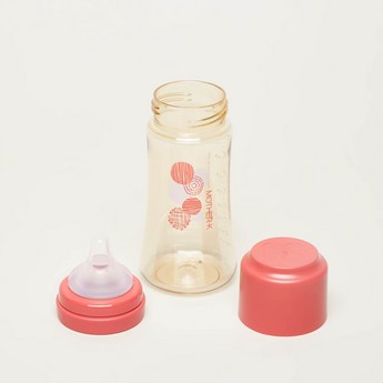 Mother-K Printed Feeding Bottle with Cap - 280 ml