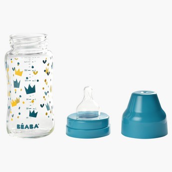 Beaba Wide Neck Feeding Bottle with Cap - 240 ml