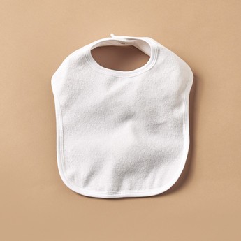 Juniors Ribbed Bib with Snap Button Closure