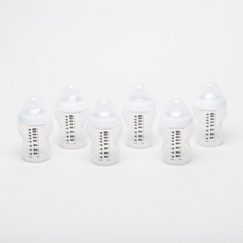 Tommee Tippee Closer to Nature 3+3 Feeding Bottle Set - 260 ml