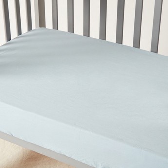 Juniors 2-Piece Crib Fitted Sheet Set - 130x70x20 cms