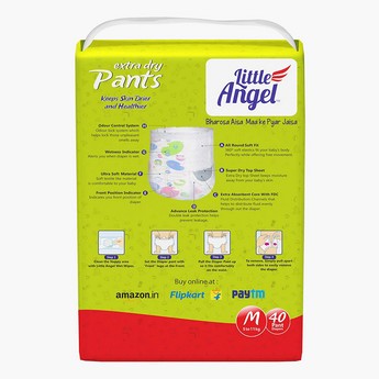 Little Angel Medium 320-Diaper Pants Pack - 5 to 11 Kgs