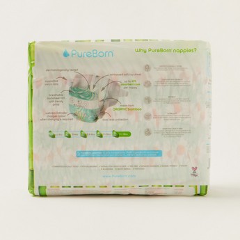 PureBorn Daisys Size 5, 22-Diapers Single Pack - 11-18 kgs