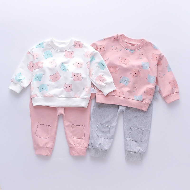 2pcs baby girls clothes sets autumn winter baby girls clothes kids tracksuits for girl suit children clothes 1 to 6 years old