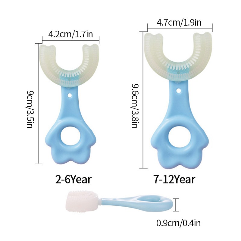 Baby U Shape Soft Toothbrush 360 Degree Toothbrush For Baby Boys Girls Oral Health Care