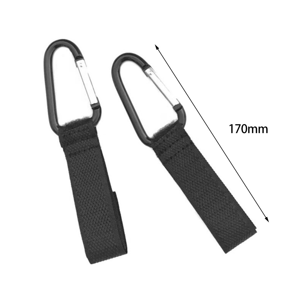 2pcs Baby Stroller Hooks Metal Non-slip Adjustable Hanger Stroller Bag Hook Clip Kids Pushchair Seat Accessories Supplies