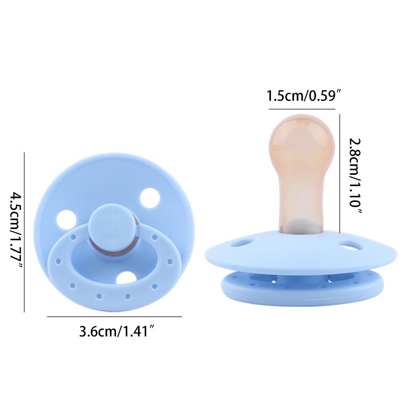 Soft Silicone Soothing Baby Pacifier Portable Newborn Boys Girls Sleep Soother Teether Nipple Nursing Teether Infant Acce Supplies