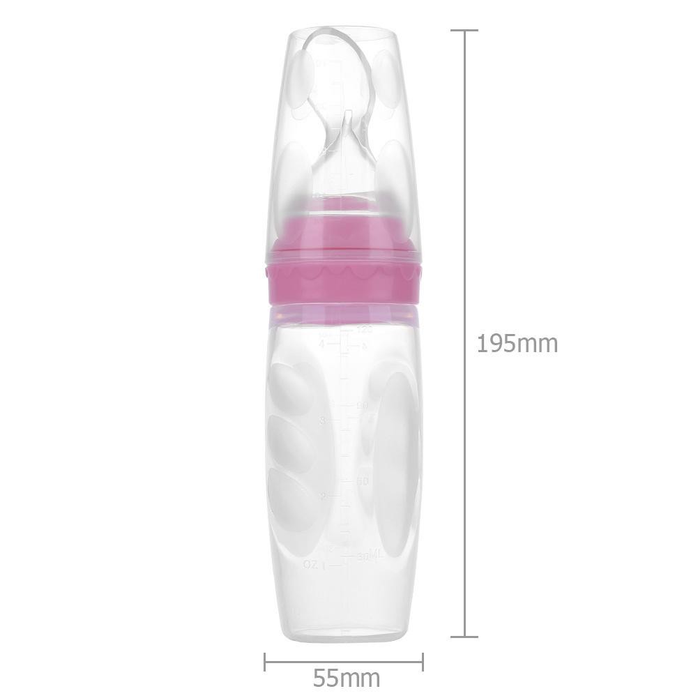 Silicone Soft Spoon Squeeze Feeding Bottle Newborn Spoon Infant Food Supplement Feeder Safe Baby Stuff Silicone Tableware Kids