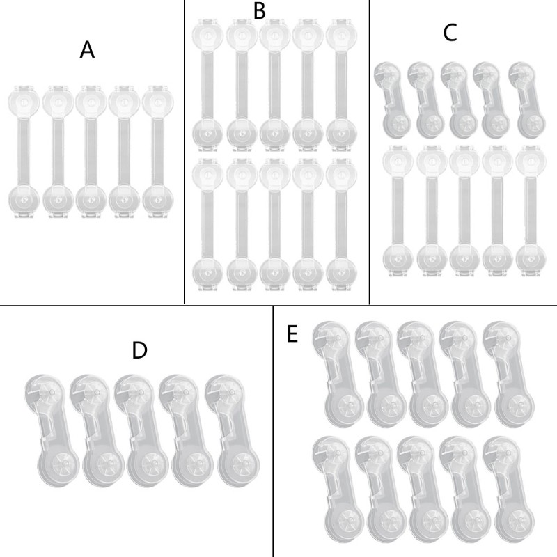5/10 سلامة الطفل قفل خزانة الطفل مكافحة سرقة حامي لمنع الأطفال من فتح الباب في الإرادة سلامة البلاستيك