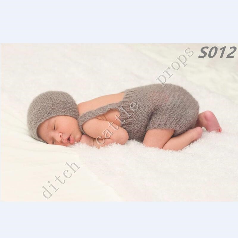 Newborn photography props, pants, hats, mohair woven props, newborn photography clothes