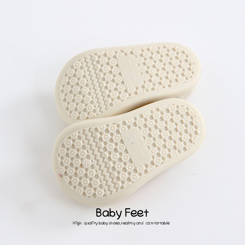 Baby Boys and Girls Shoes, Newborn Non-Slip Floor Socks, Soft Rubber Sole, Cute Baby Shoes