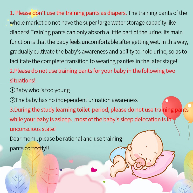 Cotton Reusable Baby Diapers Cute Waterproof Training Pants Panties Washable Underwear Infant Cloth Diapers Baby Diaper Diapers