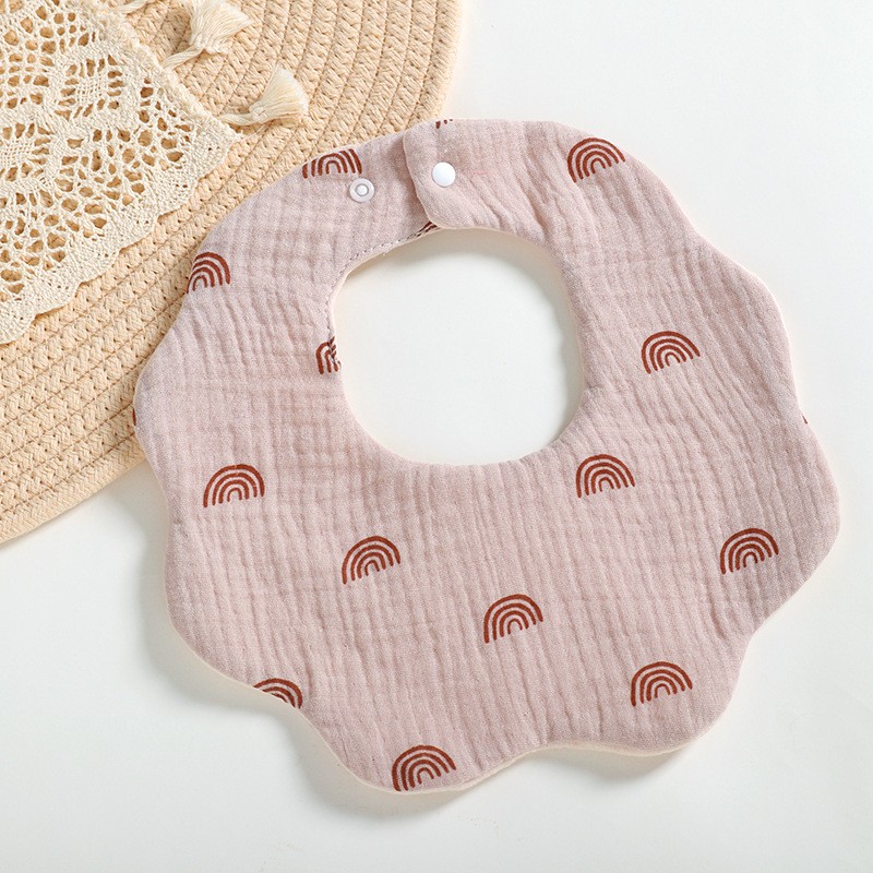 Baby Bibs 6 Layers Gauze Gauze Baby Kids Bandana Feeding Burp Cloth Soft Newborn Infant Saliva Towel Baby Girl Boy Accessories