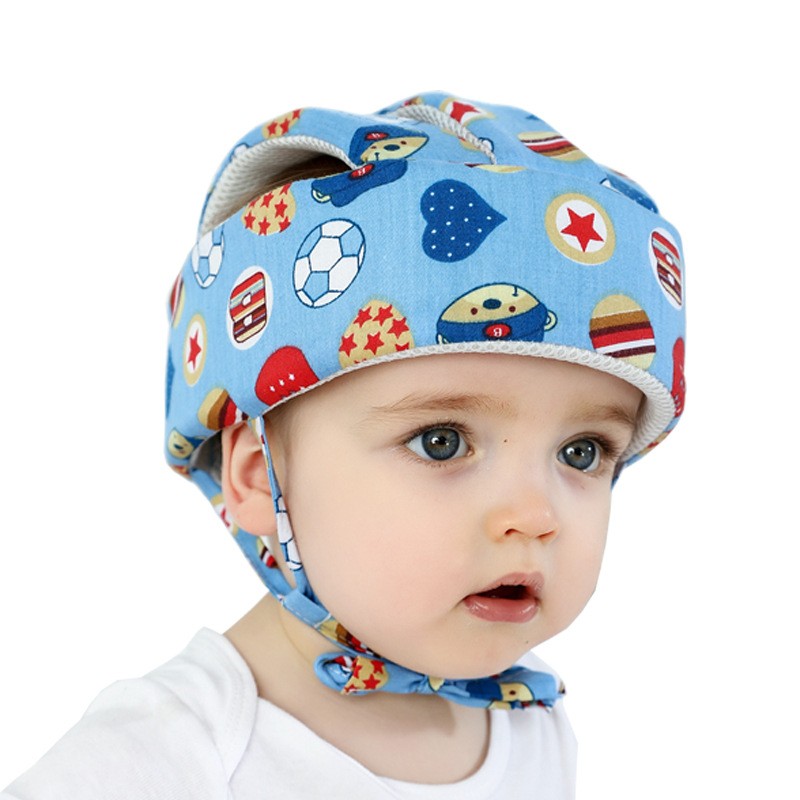 Baby Safety Hat, Cotton, Protective, Anti-Bumper, Girls, Boys, Infant Running & Walking Hats