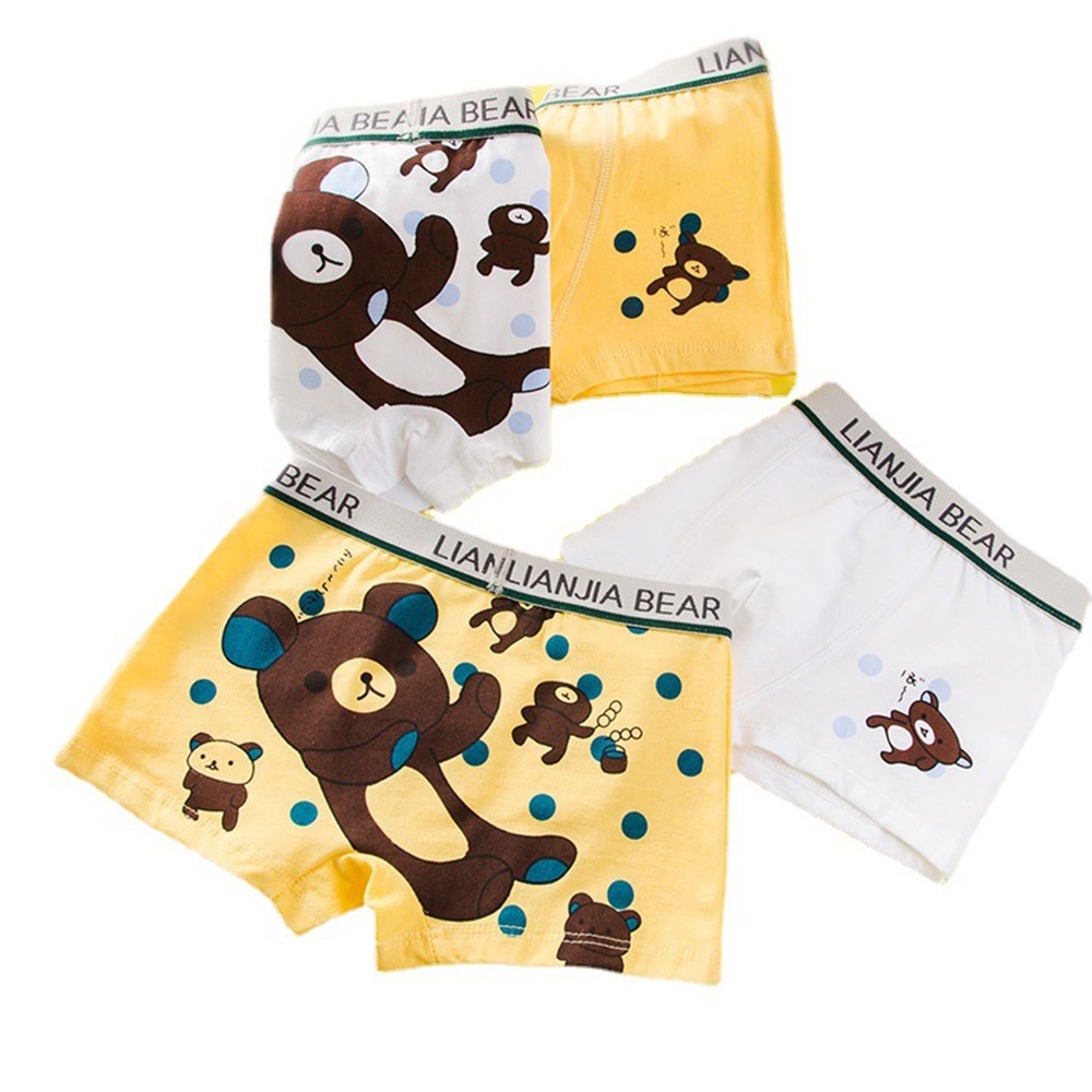 Children's Underwear Kids Cartoon Pants Soft Cotton Underpants Boys Panties Style 4pcs/lot