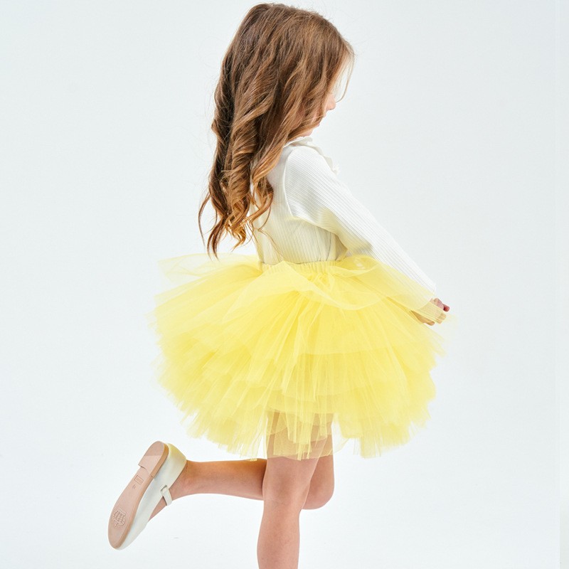 Girls Fashion Tutu Skirt 6 Layers Princess Ballet Dance Tutu Skirt Cake Skirt Kids Kids Clothes