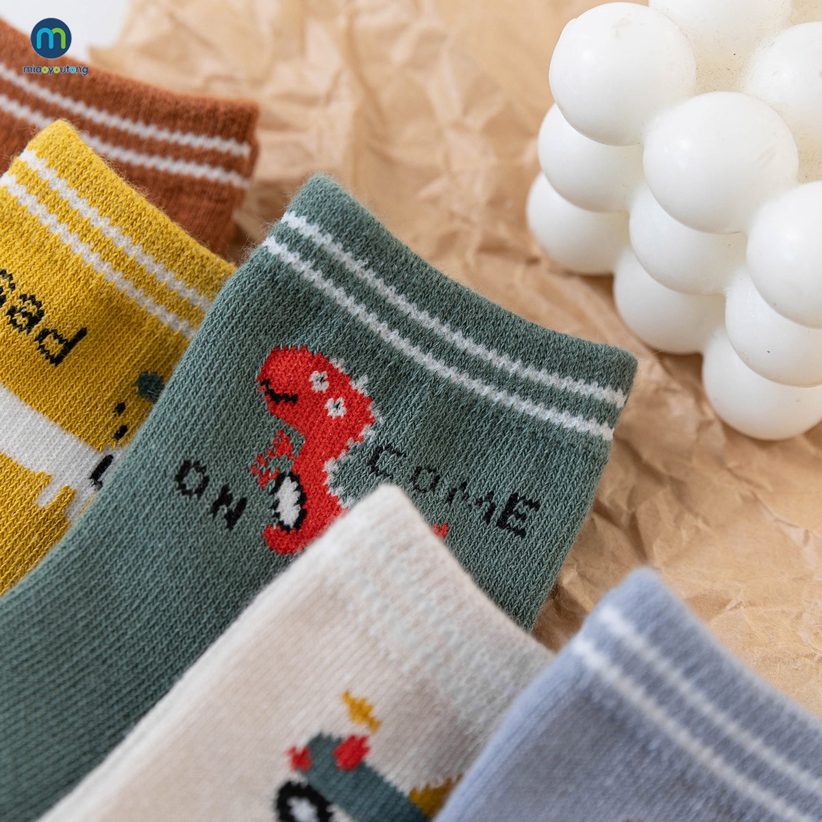 10pcs/lot Baby Boys Winter Socks Cartoon Animail Kids Spring Autumn Cotton Breathable Keep Warm Socks for Children Miaoyoutong