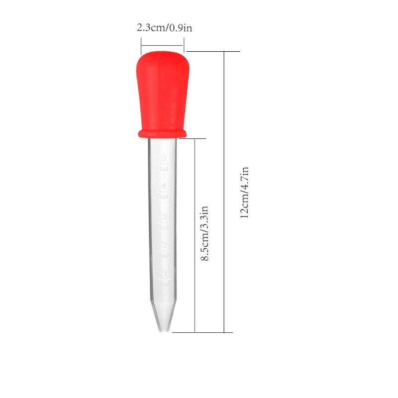 Silicone & Plastic Pipettes, 10 Pieces, Dropper, Liquid Droppers for Sweets, Kids, Kitchen, Chewing Gum & Cr Mold