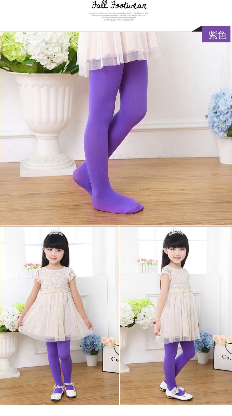 8pcs/lot Summer Style Baby Girl Tights Weddings Party Latin Dance Velvet Kids Pantyhose