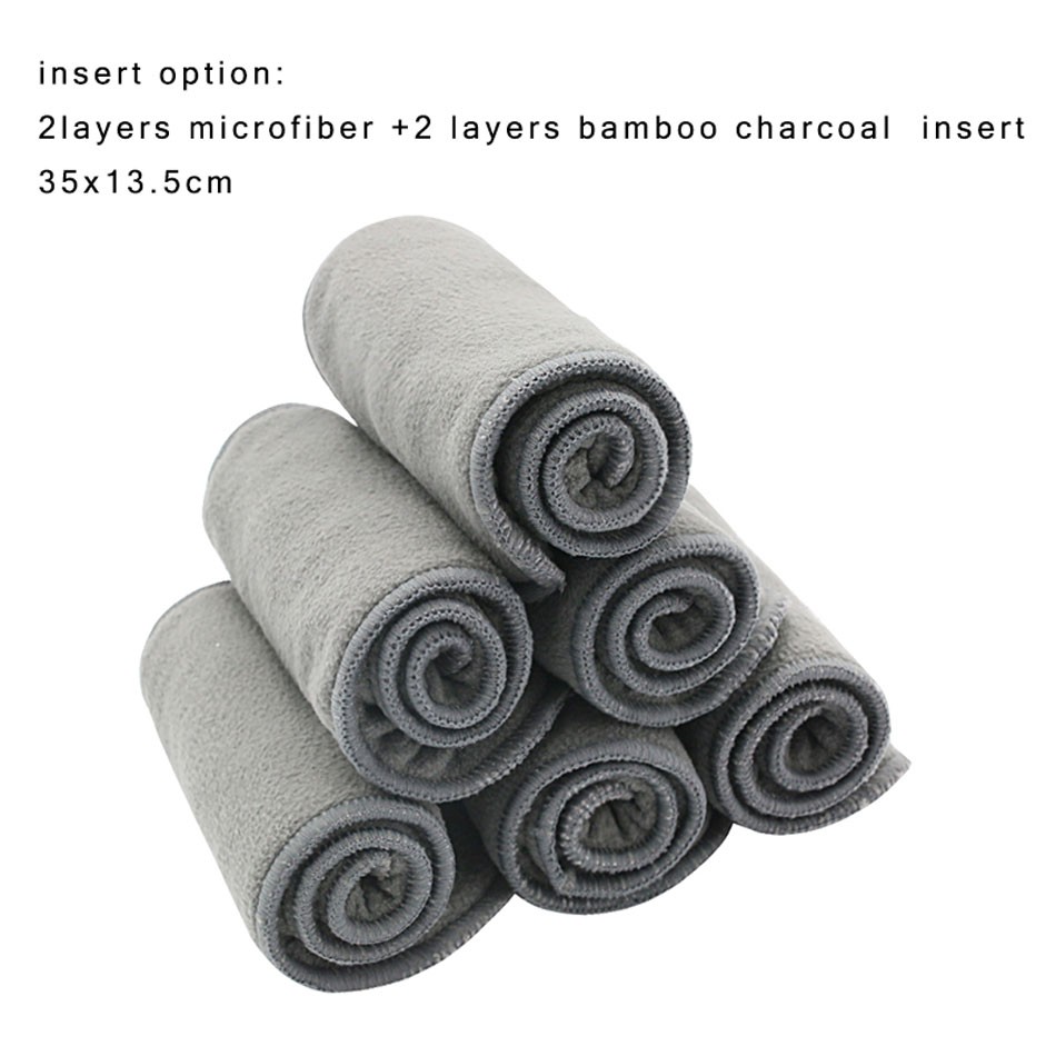 HappyFlute OS Bamboo Charcoal Waterproof Washable Pocket Diaper Christmas Baby Cloth Nappy 1 Piece Pack