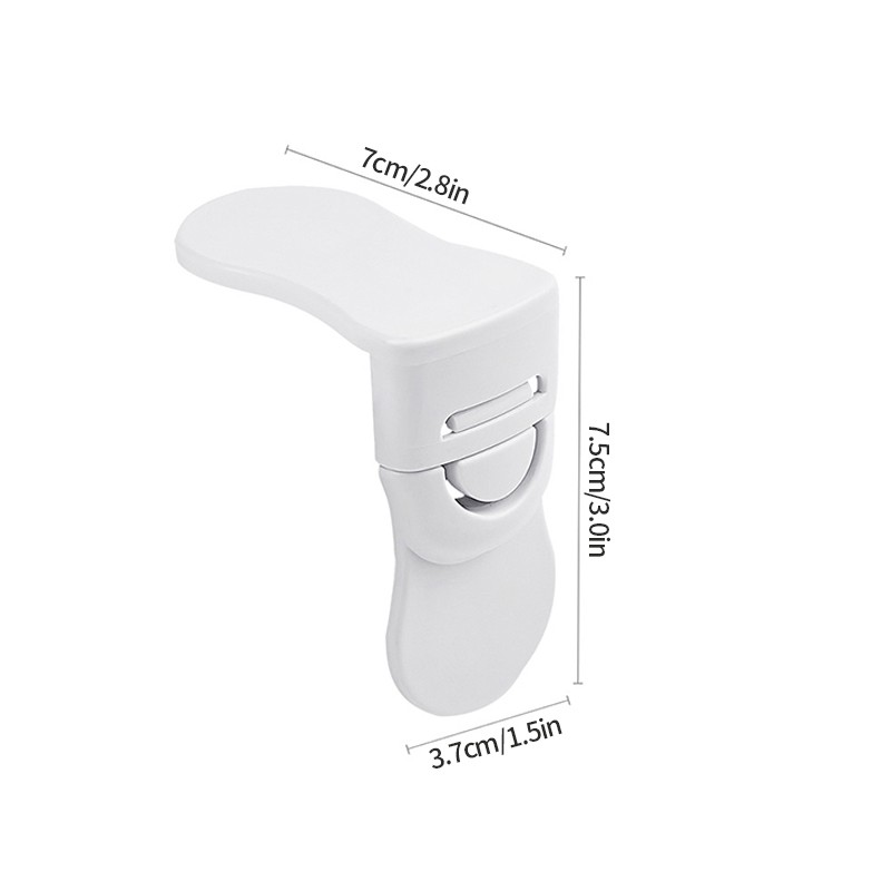 Child Safety Drawer Locks Kids Right Angle Cabinet Lock White Home Anti-pinching Hand Security Child Safety Buckle