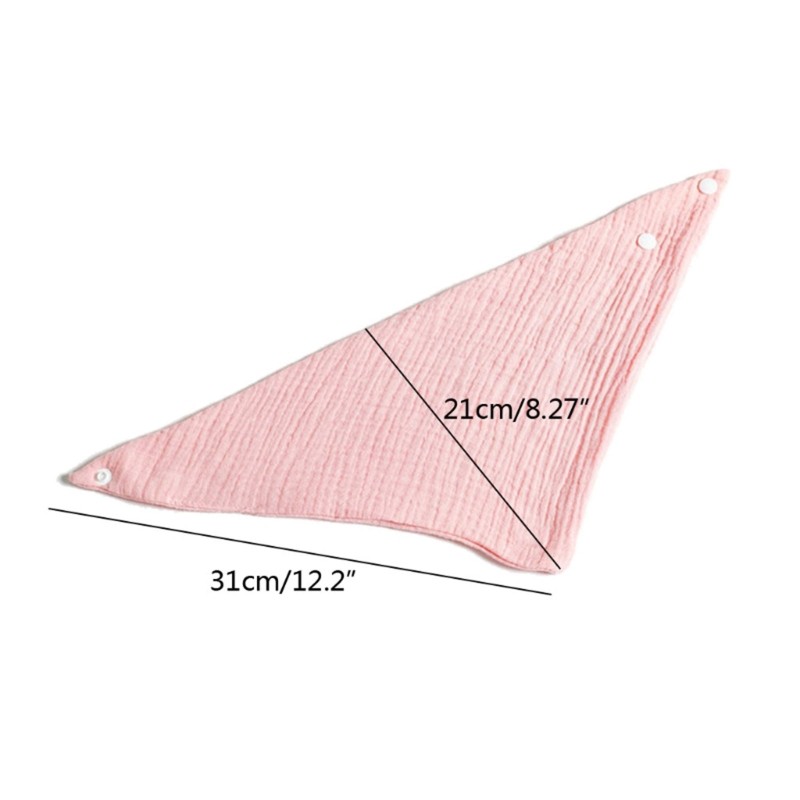 3 قطعة تغذية الطفل مريلة لعاب منشفة لعاب الأطفال مثلث الأوشحة باندانا لينة مريلة من القطن قابل للتعديل أزرار خاطفة ملابس تجشؤ