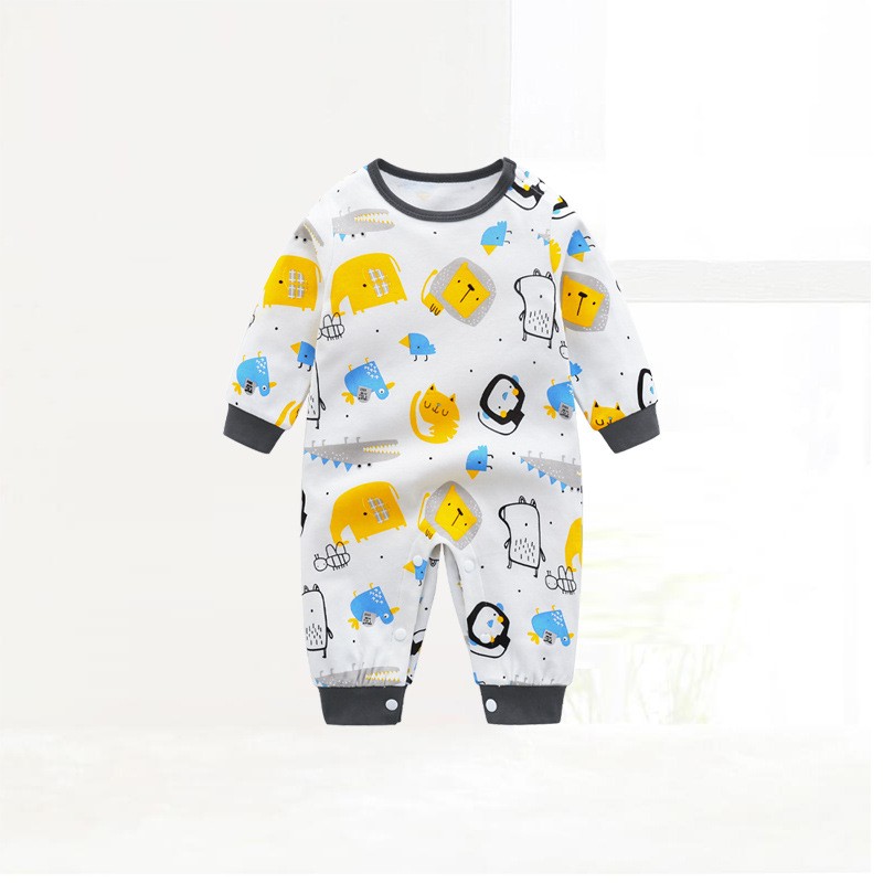 baby bodysuit 2021 new baby clothes soft cotton long sleeve cartoon baby boy girl clothes jumpsuit