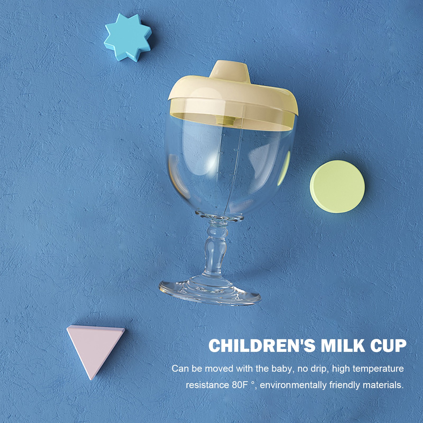 Baby Cup No Leak Baby Sippy Cup Wine Glass Infant Toddlers Feeding Cup Anti Fall Drinks Mug Milk Bottle With Lid For Baby