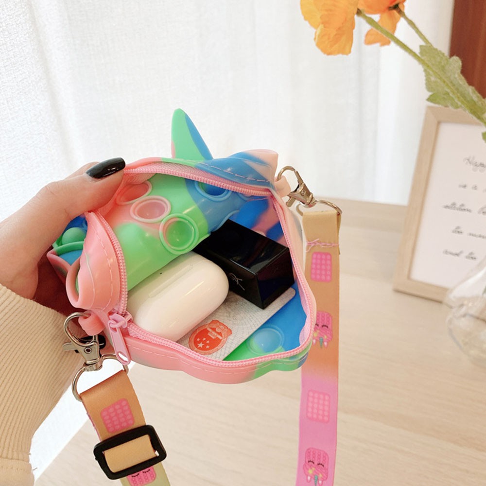 Cute Zipper Wallet Backpack New Fashion Kids Backpack Girls Cartoon Messenger Bags Casual Children's Wallet And Handbags 2022